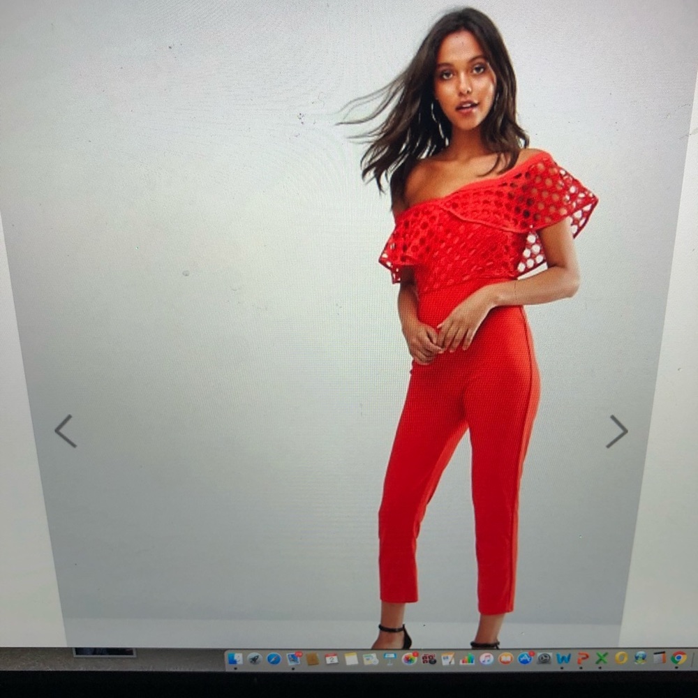ASOS Red Jumpsuit